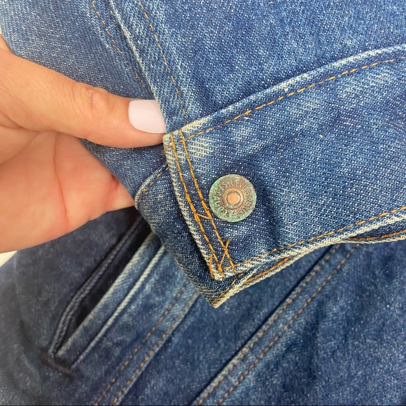 Levi’s vintage denim Jean Shearling jacket 40R - Picture 10 of 13